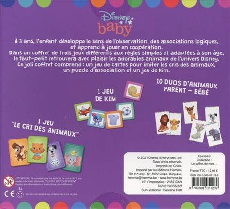 Le Coffret De Mes 3 Ans Mickey Avec 1 Jeu Le De Disney Baby