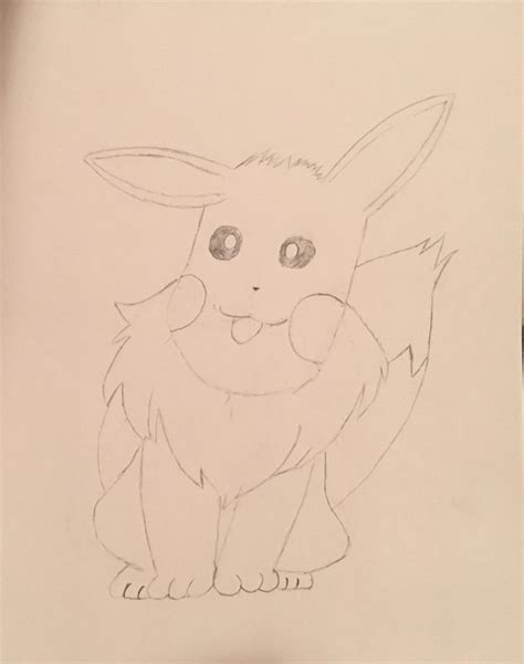 Pikachu Eevee Pikavee Half Way Drawing By Natenyte On Deviantart