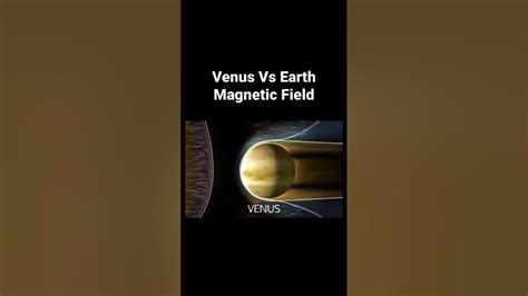 Venus Magnetic Field Vs Earth Magnetic Field Youtube