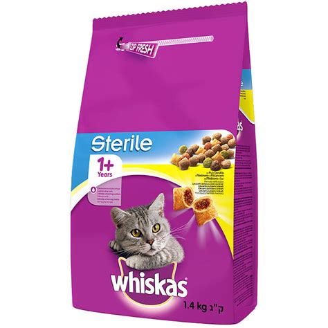 Whiskas Sterile Kuru Kısırlaştırılmış Kedi Maması Tavuklu Sebzeli