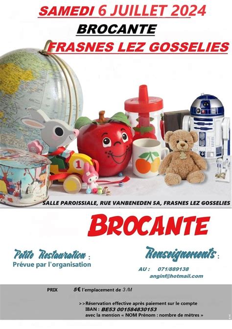 Brocantes Brocante de la Fête de l ortie Frasnes lez Gosselies Hainaut