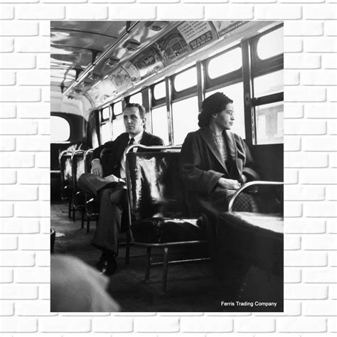 Rosa Parks 1956 Print Civil Rights Photo Montgomery Alabama