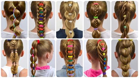 10 Different Types How To Do Ponytails With Rubber Bands How To Do A