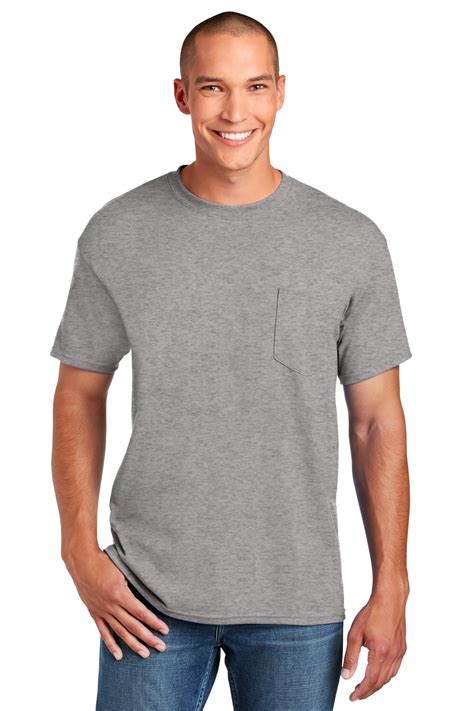 Gildan Dryblend Cotton Poly Pocket T Shirt Product Sanmar