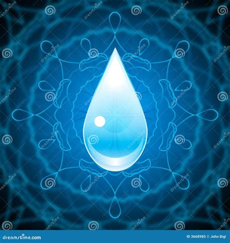 Water Element Background Stock Illustration Illustration Of Round