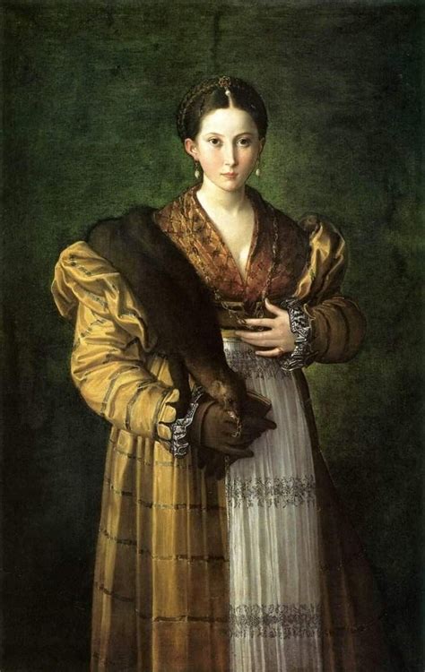 By Parmigianino Woman wearing a zibellino | Renaissance portraits, Renaissance art, Renaissance ...