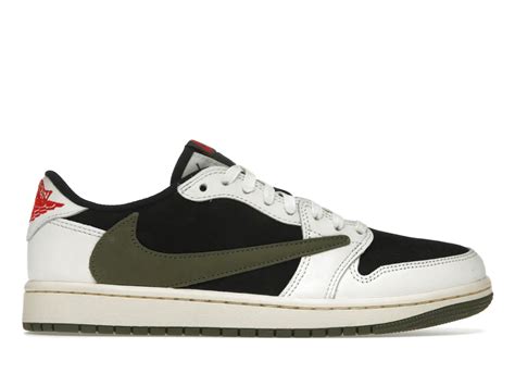 Jordan 1 Retro Low Travis Scott Olive Universe Kickz