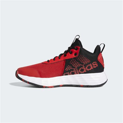 Adidas Ownthegame Shoes Red Mens Basketball Adidas Us