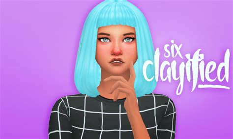 Sims 4 clay hair cc pack - tadastX