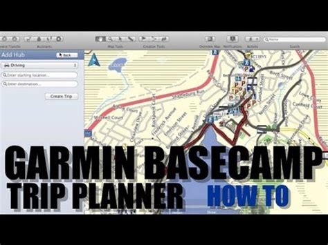 Garmin Basecamp How To Use Trip Planner Yelp Search YouTube