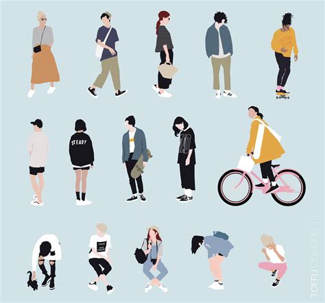 Vector People For Architecture Collage Architecture