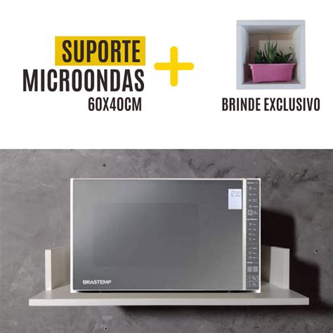 Suporte Para Microondas Impressora Forno Nicho 60x40 Mdf Shopee Brasil