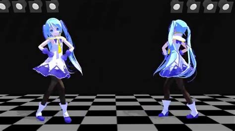 【mmd】好き！雪！本気マジック！【ダンス練習動画】 Youtube