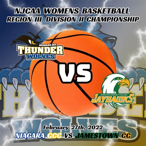 Njcaa Womens Basketball Reg Iii Div Ii Champ Niagara Ccc Vs