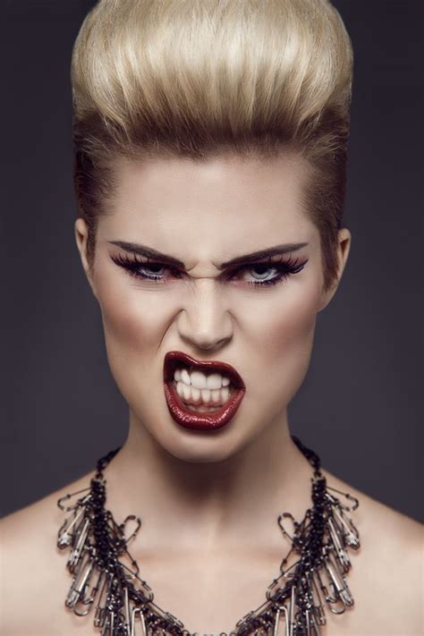 Rebellious Beauty By Gokhanbartu Angry Woman Face Photography Face