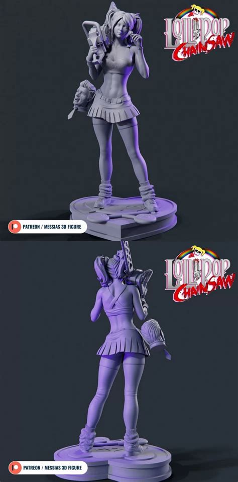 Lollipop Chainsaw 3D Print Model PresetsFX