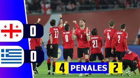 Georgia Vence En Penales A Grecia En Por La Eurocopa Ascenso