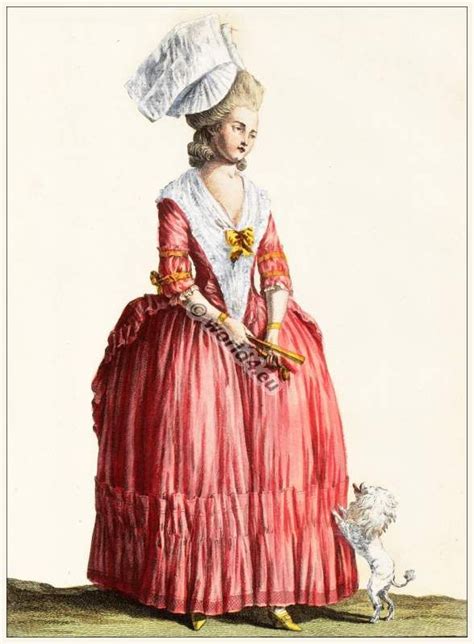 Robe La Polonaise De Taffetas Fashion Plates Th Century