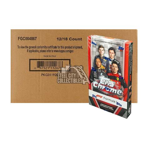 2022 Topps Chrome Formula 1 F1 Racing Hobby 12 Box Case Steel City