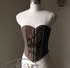 Brown Steampunk Overbust Corset Steel Boned And Very Comfortable