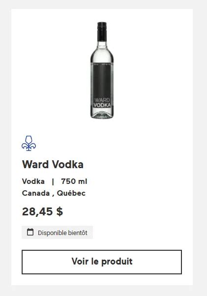 Mike Ward Se Lance En Affaires Avec Une Vodka Qui Portera Son Nom