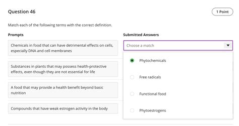 Solved Match Each Of The Following Terms With The Correct Chegg