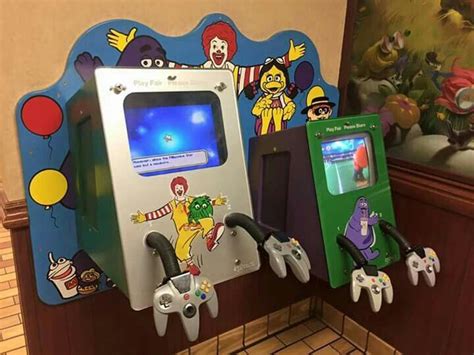 Nintendo 64 Kiosk At Mcdonalds Rgaming