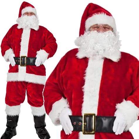 Deluxe Regal Plush Santa Suit By Wicked Xm 4568 Karnival Costumes