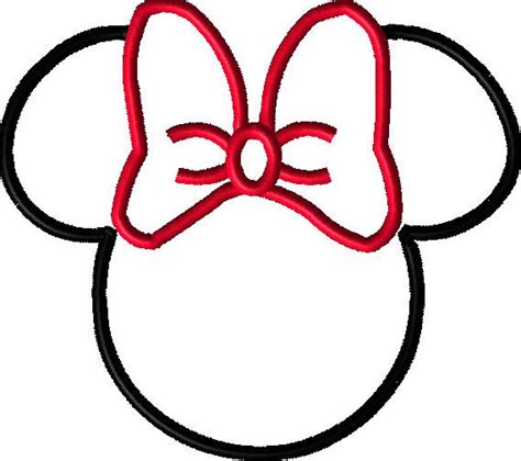 Minnie Mouse Head Outline Cliparts Co