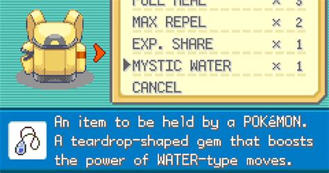 How To Get Mystic Waters in Pokémon FRLG - Guide Strats