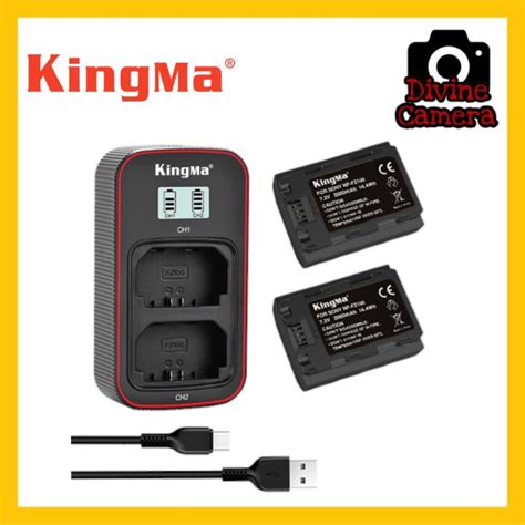 Kingma Np Fz Pack Battery And Lcd Dual Charger Kit For Sony Ilce