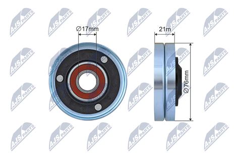 Tensioner Pulley V Ribbed Belt Rnk Au Nty A