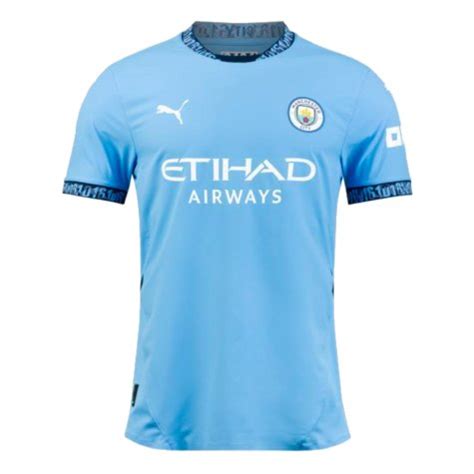 Man City Home Authentic Shirt With Packaging