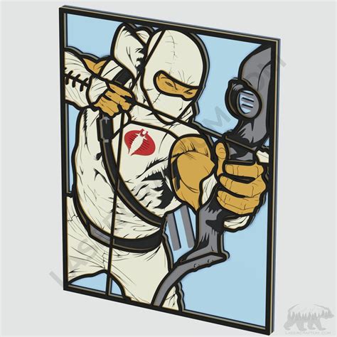 Storm Shadow Layered Design For Cutting Lasercraftum