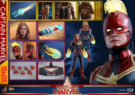 Hot Toys Captain Marvel Goose The Cat Figures Photos Order Info Marvel Toy News