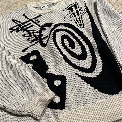 Stussy X Nike Knit Sweater 8ball Dice Both New Depop