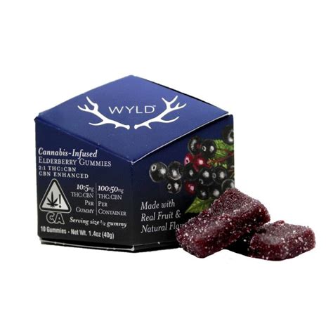 Wyld Elderberry Thc Cbn Gummies Mg Downtown Lo