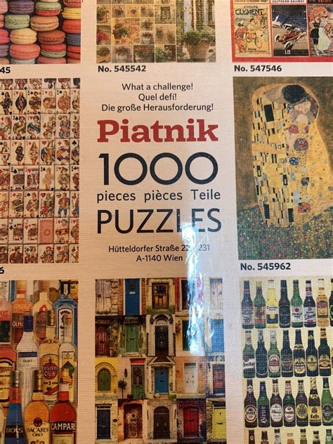 Piatnik Piece Jigsaw Puzzle New Sealed Ebay