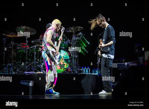 The American Rock Band Red Hot Chili Peppers Performs A Live Concert At Orange Stage At Telenor