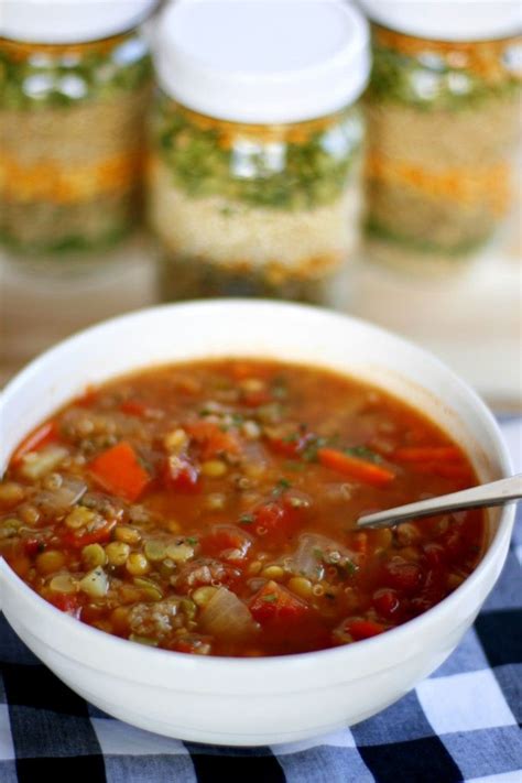 Vegetable Soup Mix In A Jar Recipe Dry Soup Mix Homemade Soup Mix