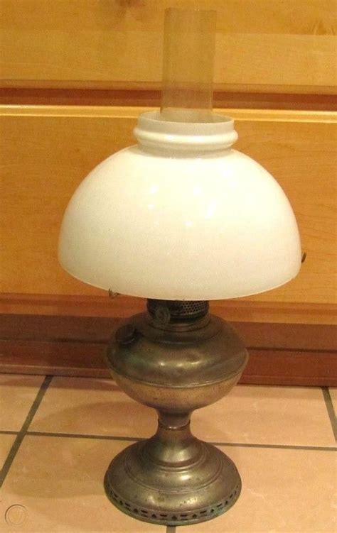 Vintage Aladdin Model 6 Kerosene Oil Lamp W Shade And Chimney C 1915 1838051749