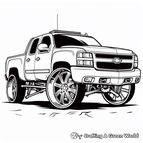 Chevy Truck Coloring Pages Free Printable