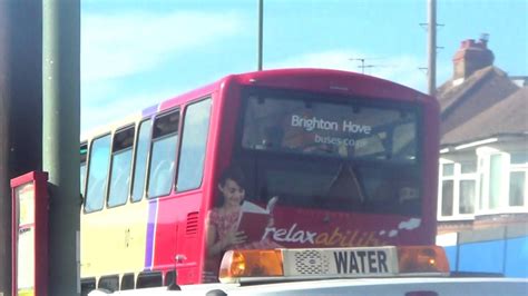 Brighton And Hove Bus Route Departing Mill House Bus Stop St June