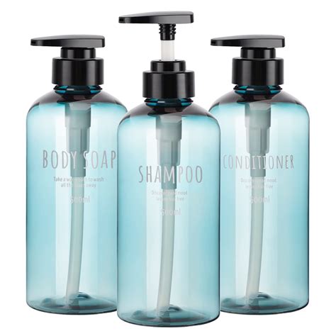 Segbeauty Shampoo Bottles With Pump 16oz Empty Refillable Shower