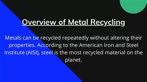 Introduction To Metal Recycling Scrap Metal Ppt PPT