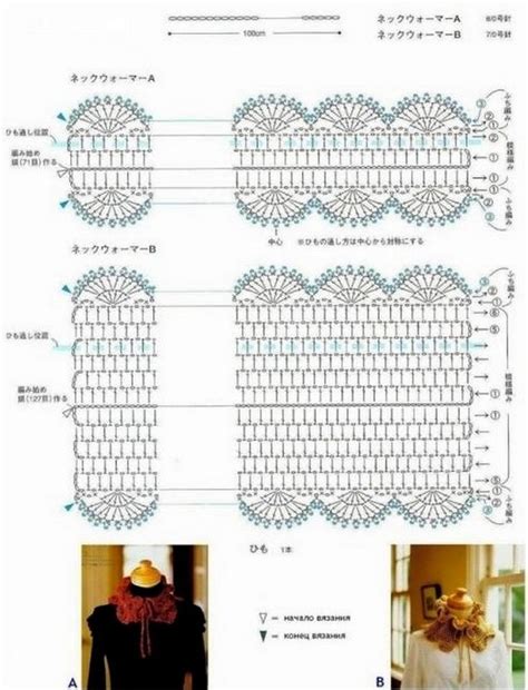 Tours De Cou Snoods Et Leurs Grilles Gratuites Bonnets Et