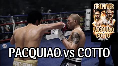 Manny Pacquiao Vs Miguel Cotto Fight Night Champion YouTube