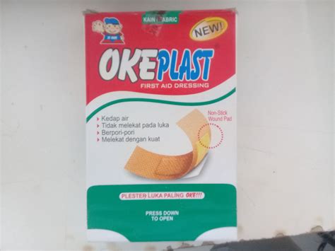 Okeplast Plaster Luka Berpori First Aid Dressing Oke Plast Isi