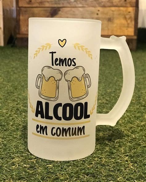 Caneca Vidro Jateado Chopp Cerveja Personalizada Elo