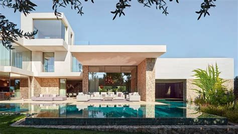 Modern Mediterranean Villa Set Within A Lush Landscape Youtube